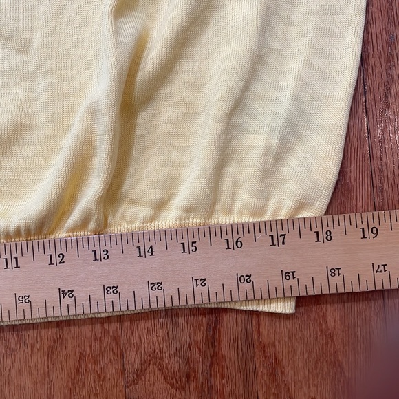 Brooks Brothers NWT Yellow Crew Neck Sweater Size XXL 100% Supima Cotton - Picture 10 of 13